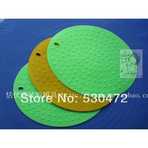 Wholesale /retail, Oval shape silica gel pad pot holder basin coasters rubber gasket bowl pad 22*17CM*0.1CM,free shipping