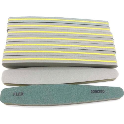 50pcs Nail Files 220/280 Nail Buffer Sponge Diamond Manicure Tools Set Artificial Nails Art Tip Gel Polish Buffing Sanding Files