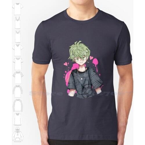 Rantaro Blood Spatter Design By Kībo-Kībo Summer Funny T Shirt For Men Women Danganronpa Rantaro Amami Amami Rantaro Hot Anime