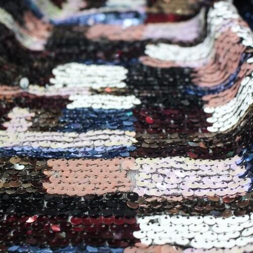 Swiss fashionable classic sequined women lace embroidery materials