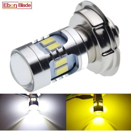 1Pcs P26S LED Headlight Bulb Motorcycle Headlamp Scooter Motorbike Moped Bike ATV Head Bulb Light 6V 12V 24V White Lemon Yellow