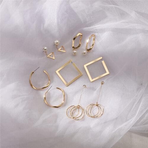 Vintage Statement Tassel Drop Earrings for Women 2020 Fashion Jewelry Korean Metal Geometric Hanging Dangle Piercing Brincos