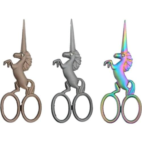Vintage Craft Scissors Unicorn Tailor Embroidery Scissor Classic Handicraft Fabric Antique Stitch Craft Art DIY Cut Sewing Tool