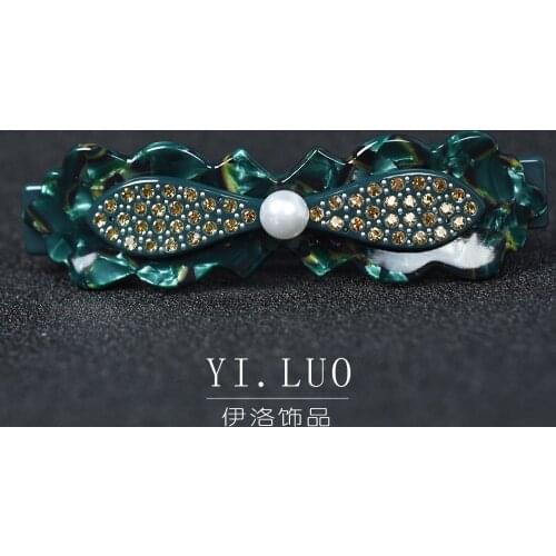 Women Headwear 2021 New Cute Bow Hair Clip For Girls Fashion Hairband Barrettes Stunning Rhinestone Hair Accessories For Women