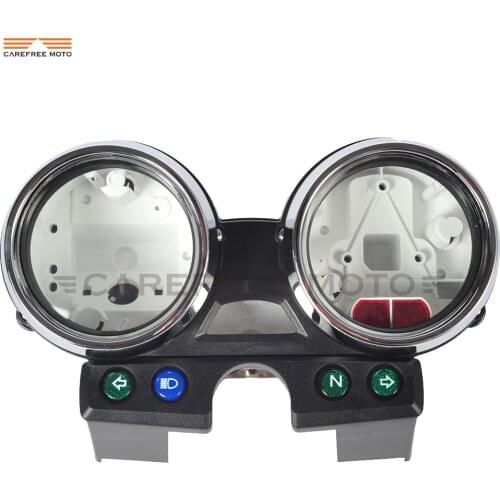 1 Set Chrome Motorcycle Speedometer Tach Gauge Cover Moto Speed Gauge Shell case for Kawasaki ER5 ER 5 ER-5 ER500