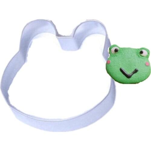1PC/Lot Cute Frog Biscuit Cookie Cutter Animal Series Stainless Steel Metal Frog Cutter For Cookie Dough Fondant Fruit Deco
