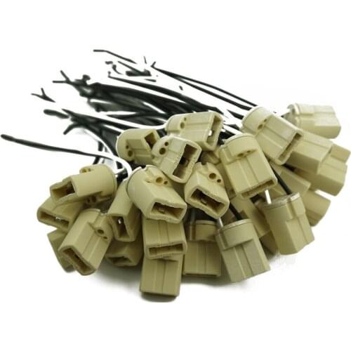 10 x G9 Socket Quartz Lamp Light Bulb Holder Base Ceramic Wire Connector 250V 2A