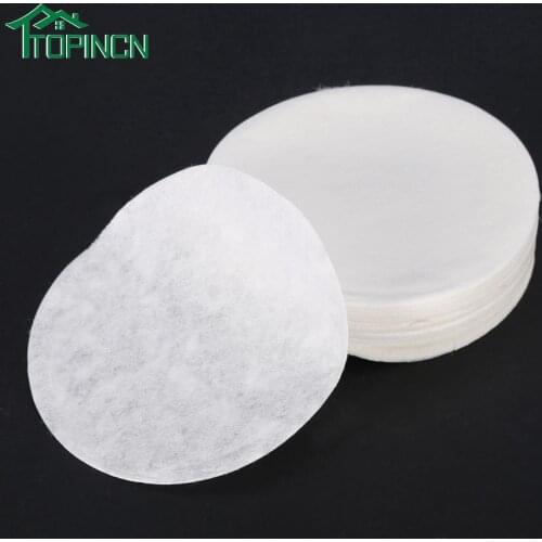100Pcs/Set Wood Fiber Round Drip Paper Coffee Filter Moka Pot Coffee Machine Filter Filter Paper Espresso Coffee Pot Drip Filter