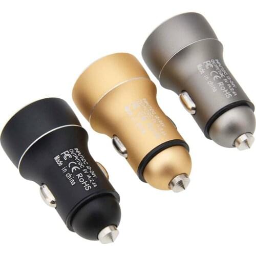 1000pcs Dual USB Charger For Mobile Phone Tablet Universal Charger 1A+ 2.4A Car-Charger Car Phone Charger Adapter in Car