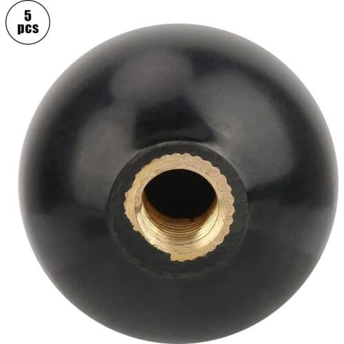 5pcs BM8*30 Built in Copper Screw Nut Round Bakelite Ball Knob Handle for Universal accessories