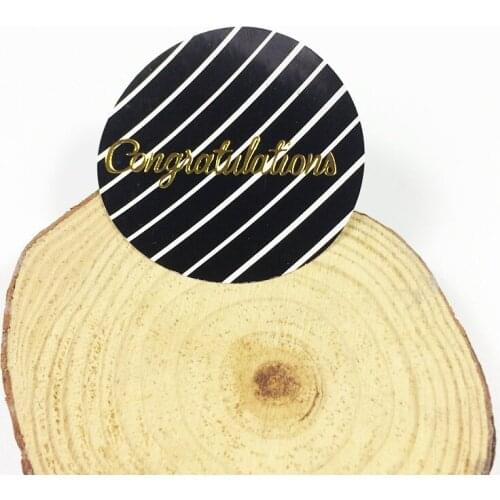 600 Pcs/lot Kawaii Round Thank You Kraft Paper Sealing Label Sticker Handmade Products DIY Gift Cake Baking Decoration