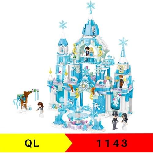801pcs QL1143 Building Blocks Castle Series Podel Star Castle Small Particles Childrens Educational Assembling Toys Gifts