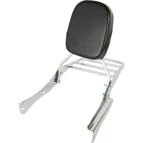 Motorcycle Backrest Sissy Bar Luggage Rack For Honda Shadow Spirit VT750DC 2001-2008 06