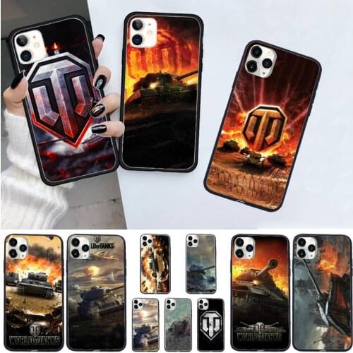 Bag bumper world of tanks high quality Phone Case funda for iPhone 11 12 pro XS MAX 8 7 6 6S Plus X 5S SE 2020 XR mobill cover