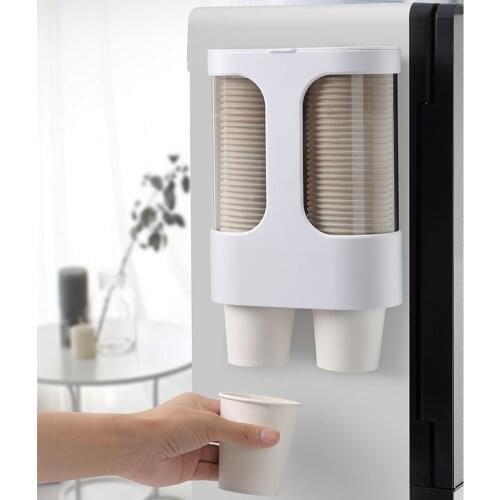 Water Dispenser Cups Holder Disposable Cups Holder Automatic Cups Storage Shelf Sort Out The Paper Cups Automatic Cups Remover