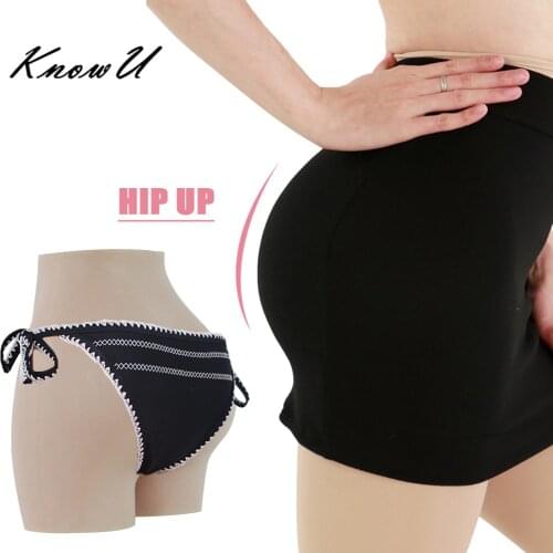 KnowU Hip Enhancer Silicone Fake Vagina Pants Crossdresser Big Ass Rich Buttocks Underwear male to female