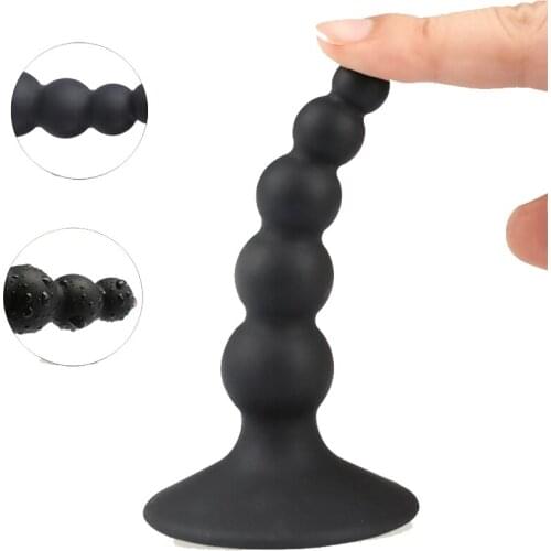 Soft Silicone Anal Beads Anal Plug Prostate Massage Sex Toys For Men G spot Stimulate Masturbators Anal Sex Toys For Woman Adult