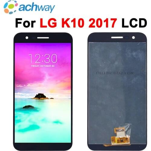ORIGINAL 5.3"For LG K10 2017 LCD with Touch Screen Digitizer M250 M250N M250E M250DS display with frame For LG K10 2017 display