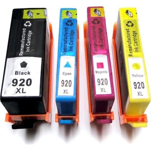 YOTAT Remanufactued ink cartridge for HP920 920XL Officejet 6000 printer(CB051A) 6500 All-in-one(CB815A)