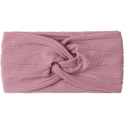 Spring Autumn Baby Headband Soft Elastic Cotton Baby Girl Headbands Solid Color Kids Knit Hair Bands Baby Girls Hair Accessories