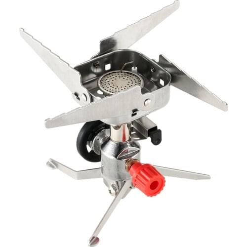 Outdoor Camping Gas Stove Cooking System Outdoor Hiking Equipment Oven Piezo Ignition Folding Backpacking Stove with Bag And Box