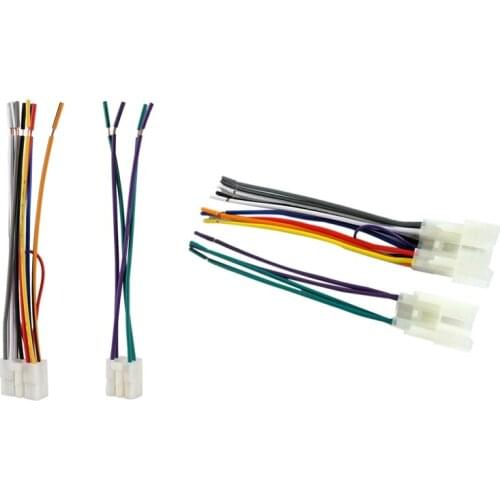1 Pair Stereo Cd Player Wiring Harness With Wire Harness To Connect An Stereo Receiver,For Select 1984- Toyota Vehicles