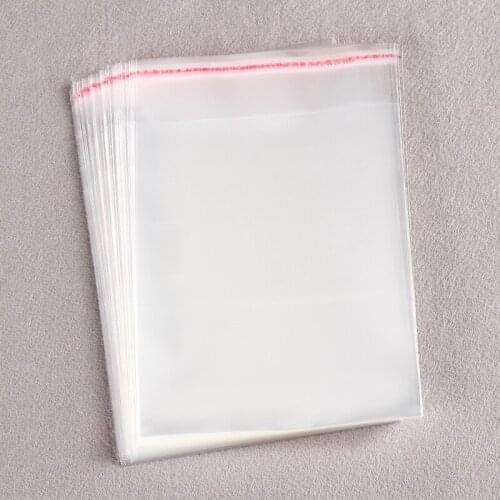 100pcs Clear Poly Bags 7x10 cm Transparent Opp Bag Packing Plastic Self Adhesive Seal