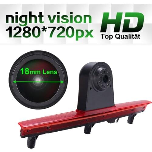 100% Top Qualität gale 18mm lens Car back up reverse light for for T5 Transporter Multivan Caravelle rear view parking camera