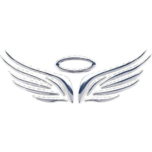 3D Angel Fairy Wings Car Auto Truck Logo Emblem Badge Decal Sticker 3 Colors