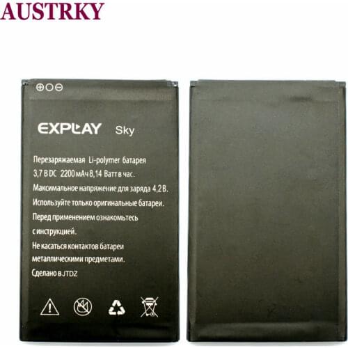 New Sky Battery For EXPLAY Sky Phone 2200mAh Baterij Batterie Batteries + Tracking Code
