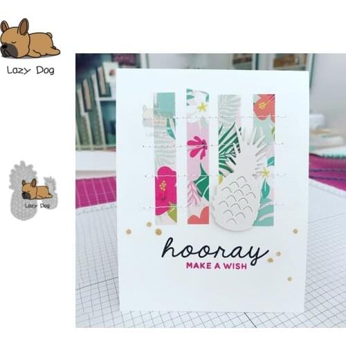 Pineapple Fruit Metal Cutting Dies Scrapbooking Stencil DIY Mold Knife Craft Embossing Die Cuts Card Making New Dies For 2020