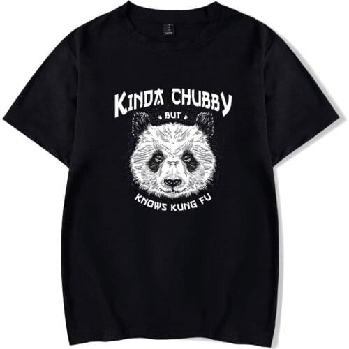 Anime Jujutsu Kaisen Panda Kinda Chubby But Knows Kung Fu Shirts Short Sleeve T Shirt Harajuku Tops Tees Dropship Clothing