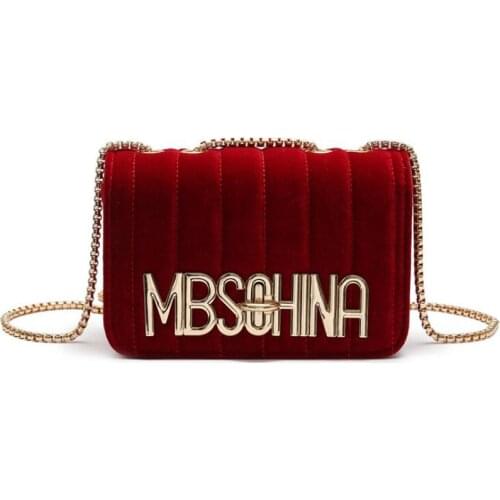 ANNRMYRS 2021 Womens Chain Shoulder Crossbody Bag Diagonal Leisure Fashion Letters Small Square Trendy Handbags Bolsa Feminina