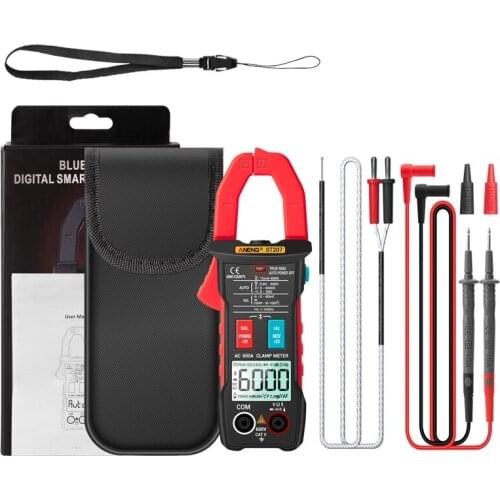 ST207 Bluetooth Digital Clamp Meter 6000 Counts DC/AC True RMS Multimeter Hz Ohm