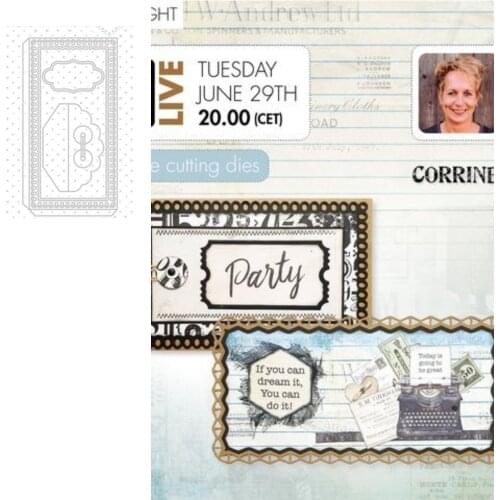 Envelope Metal Cutting Die Scrapbook Embossed Paper Card Album Craft Template Cut Die Stencils New for 2021 Arrive