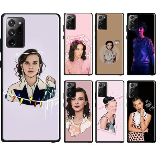 Millie Bobby Brown Case For Samsung Galaxy S10 Plus S8 S9 S20 FE Note10 Plus Note9 Note20 S21 Ultra Cover Bag