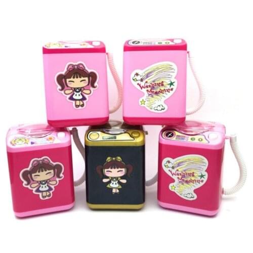 Eyelashes Mini Washing Machine Makeup Automatic Lashes Washing Toy 3D 5D Mink Eyelashes Cleaner Cleaning Tools Washer