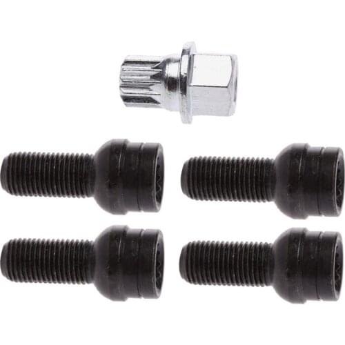 4+1 Wheel Bolt Lock Lug Nut Set With Key