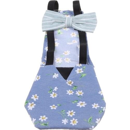 2021 New Pet Chicken Duck Diaper Washable Poultry Goose Clothes Bowknot Design With Elastic Band