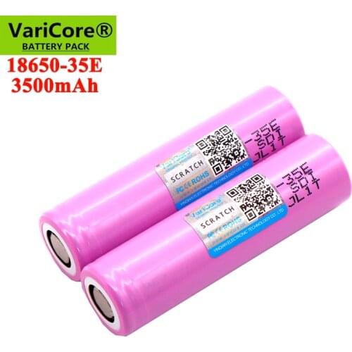 VariCore Original 3.7V 3500mAh INR18650-35E Max 13A Discharge Power Battery For Mobile power,Flashlight batteries