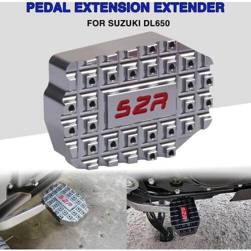 Motorcycle Enlarge Foot Brak Pedal Extender For SUZUKI VSTROM650 DL650 V-STROM 650