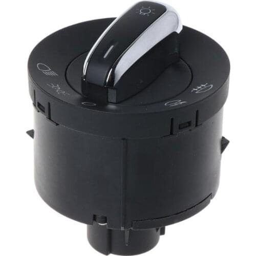 Car Headlight Switch Fog Light Button For Golf 5 6 Mk5 Mk6 Jetta 5 Passat B6 Touran Tiguan F19A