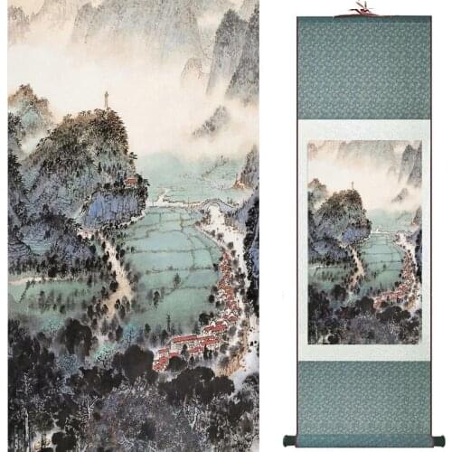 Landscape art painting Chinese traditional art painting China ink painting fashion painting 2019081237