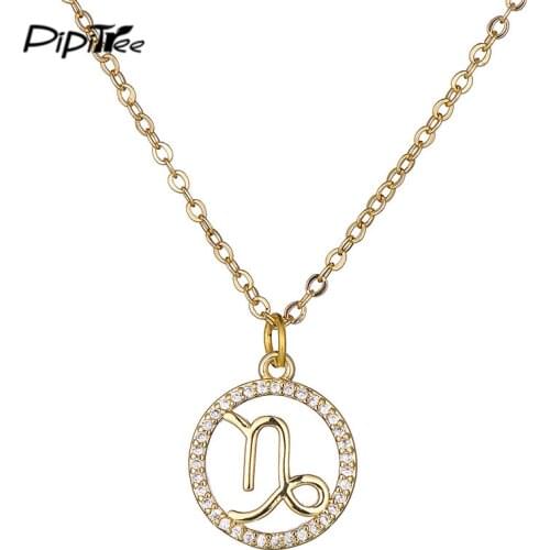 Женские кулоны знаки зодиака Pipitree China At AliExpress