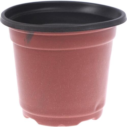 10pcs/Lot Plastic Nursery Flower Pot Desktop Plant Seedlings Pots Home Tool Garden Accessories Decoration Outdoor