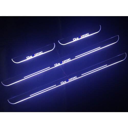 Welcome Pedal Lights For Audi Q5 8R FY 2008 - 2016 2017 2018 2019 Pedal car Door Sill Pathway Light led thresholds scuff plates