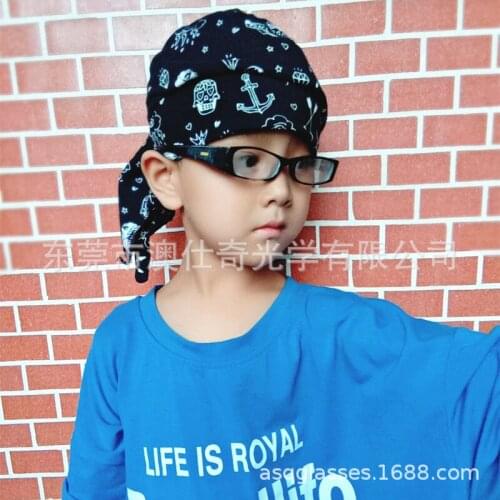 Plain Glasses Student Reading with Optical Lens Square Glasses Frame Kid Baby Childrens Glasses Frame