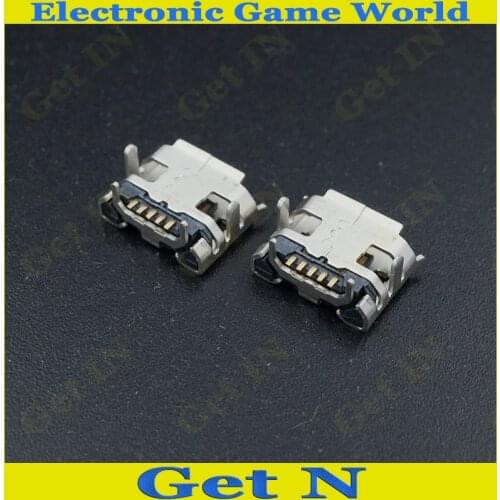 Small Ox Horn 4DIP 5P Micro USB Connector Port Charging Socket Commun USB Data Sockect 4000pcs/lot
