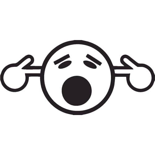 Too Loud Funny Sticker Window Wall 11 Color Exhaust Noise Jdm Vinyl Car Packaging Personality