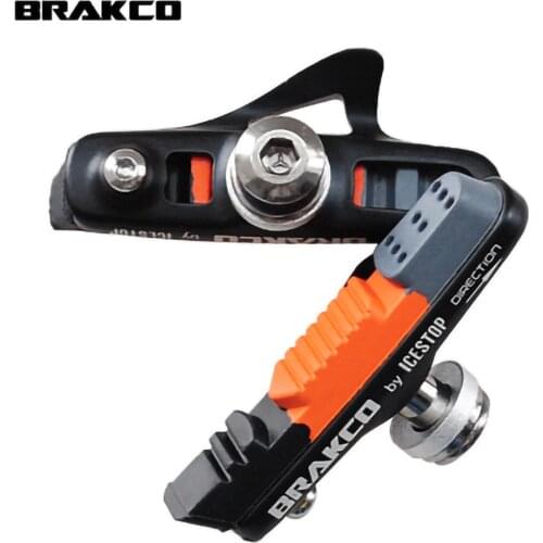 BRAKCO R-470TC Aluminum Alloy Seat Road Bike Brake Pads Bicycle C Brake Pad Bicycle Parts Black